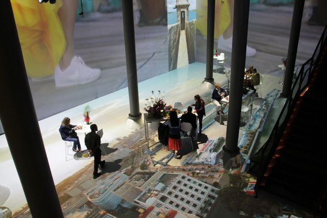 Featured photo from See This Corporate Event in NYC at a Multi-Sensory Media Gallery with Panoramic Projection Displays