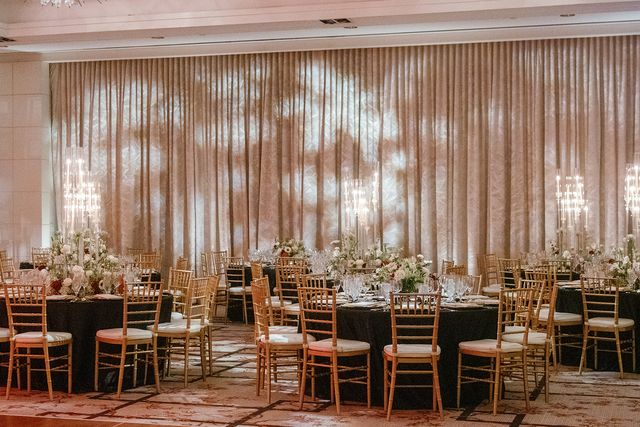 Featured photo from Take In This Elegant Ballroom Wedding at Mandarin Oriental with Dramatic Draping and Candlelit Tables