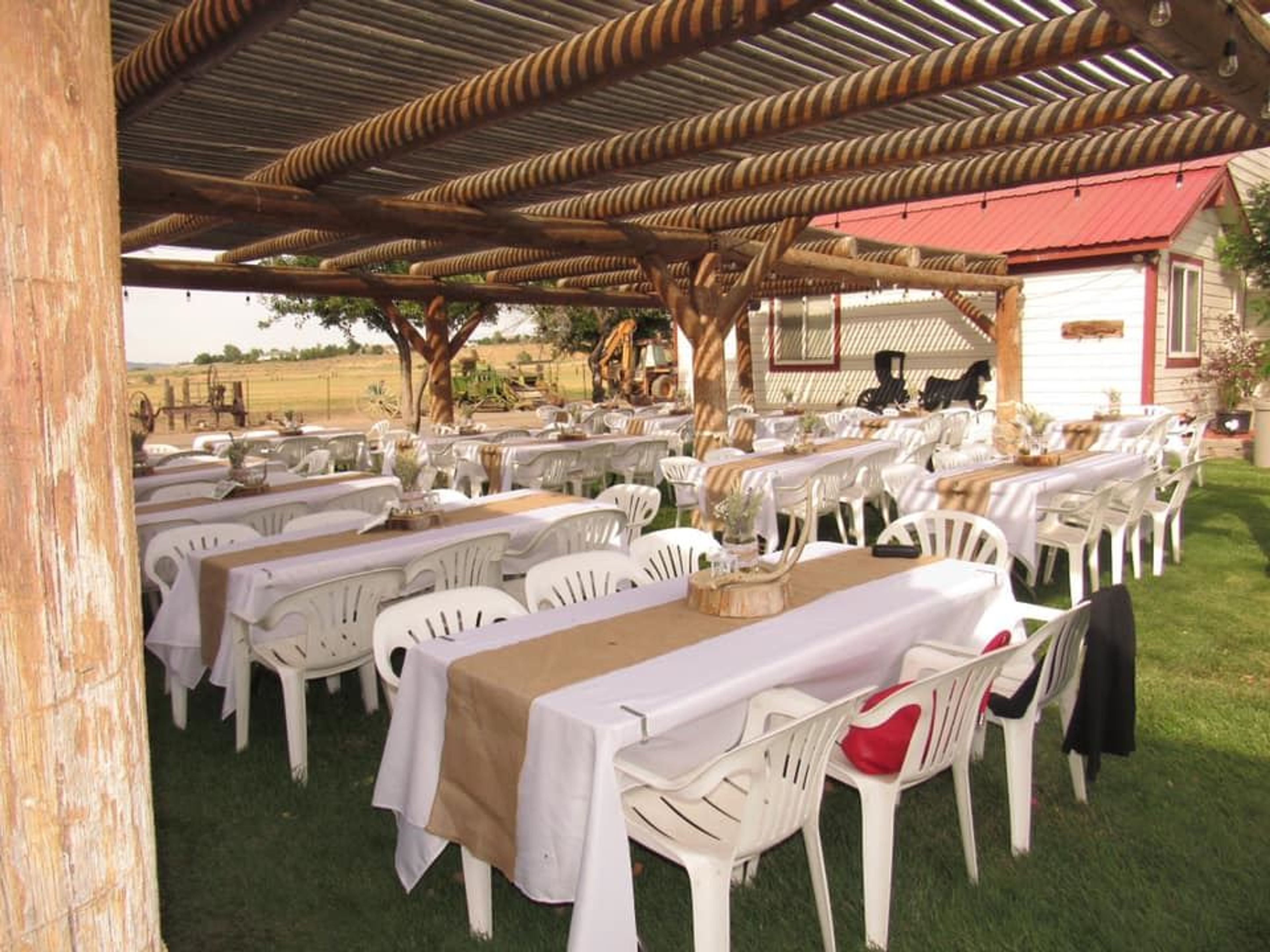 The Pavilion, an event space at Corley Ranch