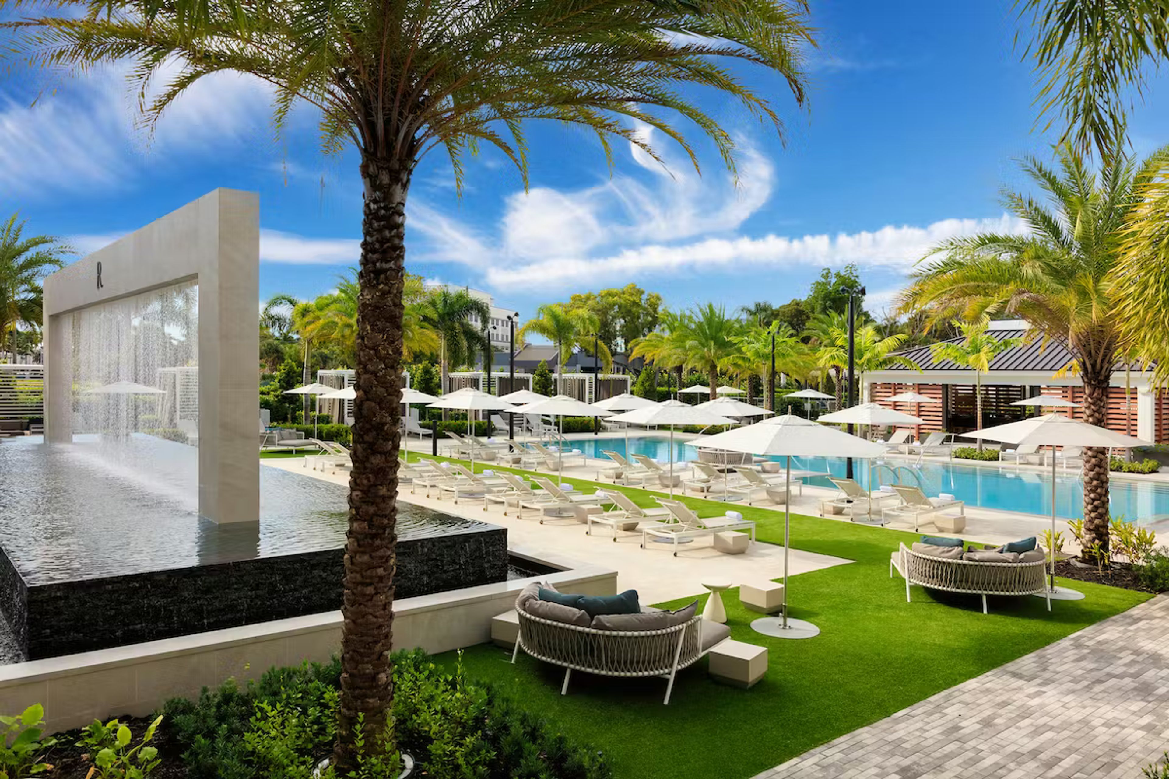 Outdoor Pool Area, an event space at Meat Market Boca Raton
