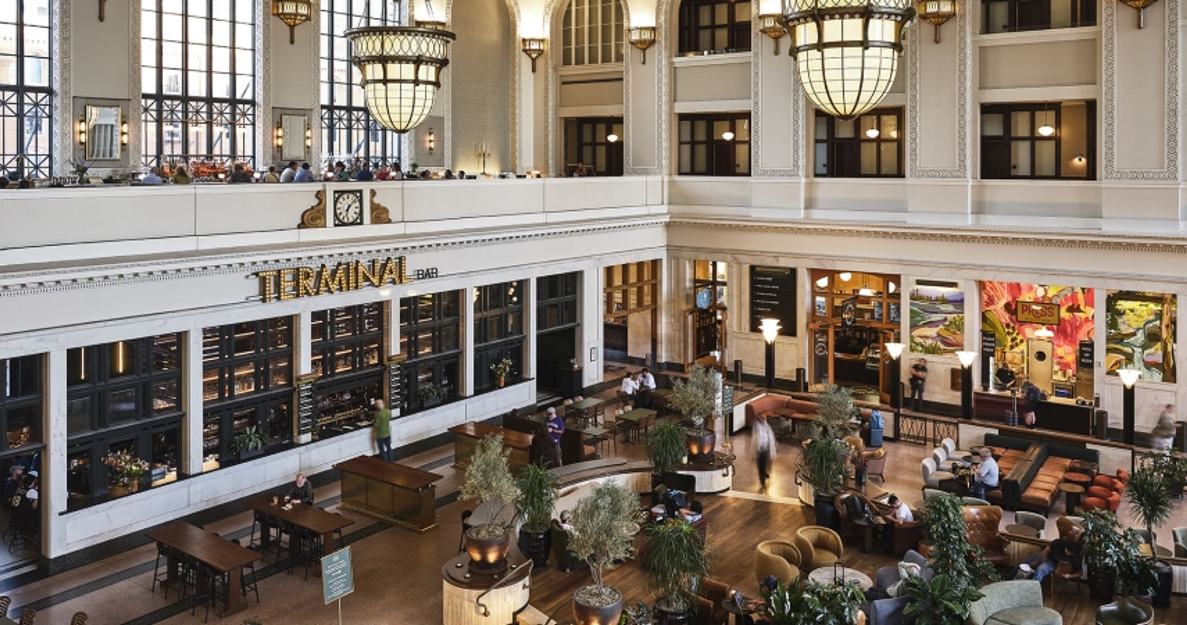 The Great Hall, an event space at Union Station Denver