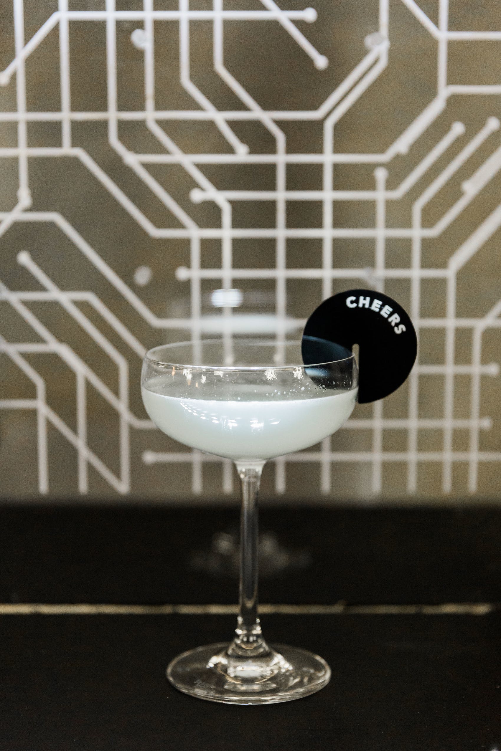 Cocktails at a casino-themed party