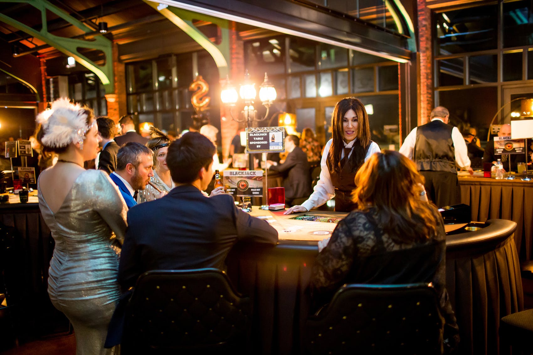 Casino-themed party