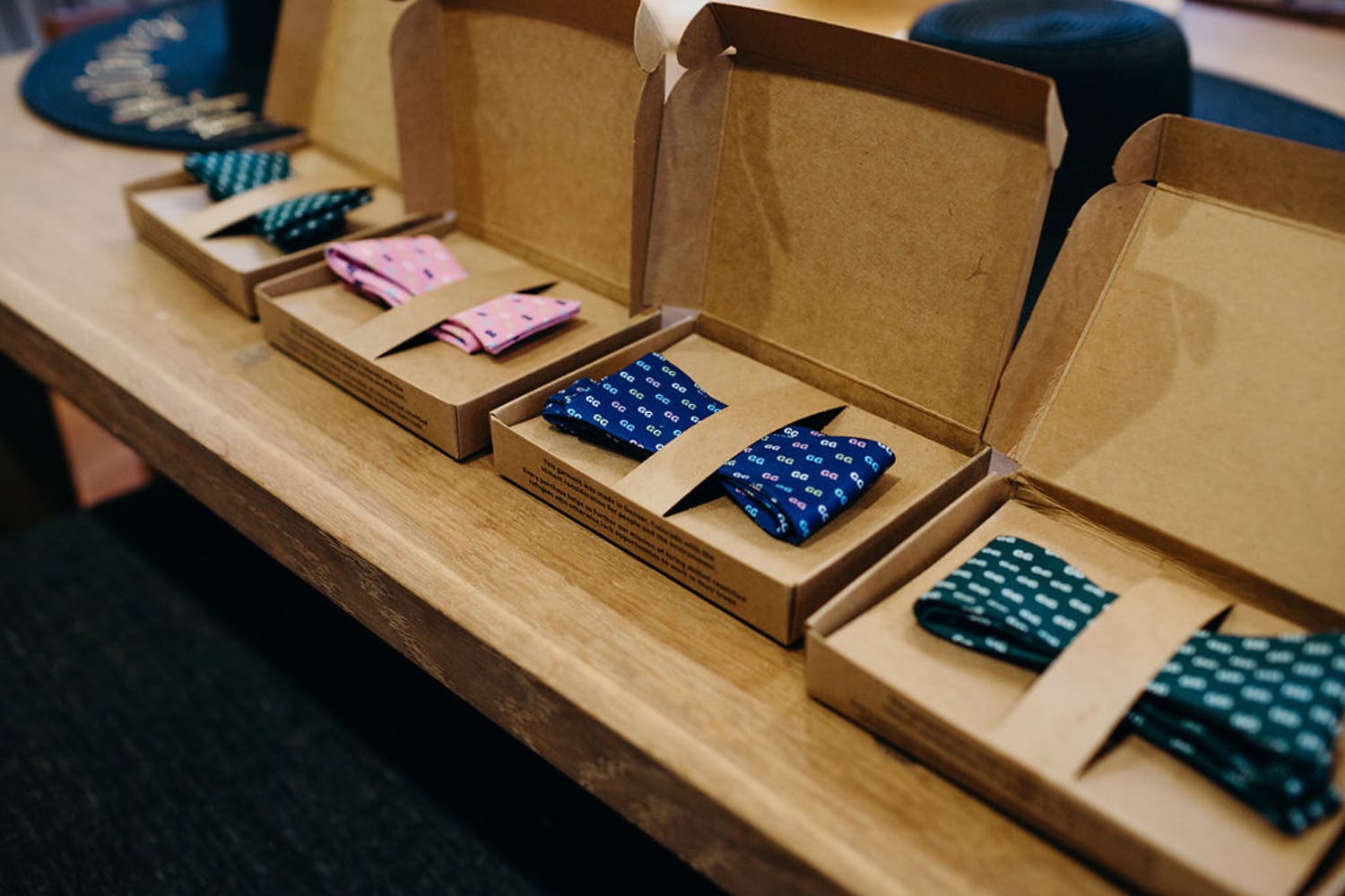 custom-made bow tie party favors