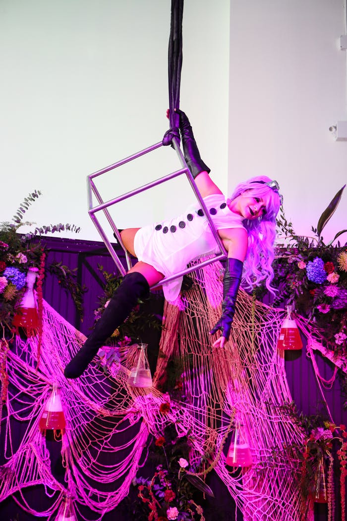 Entertainer at a party