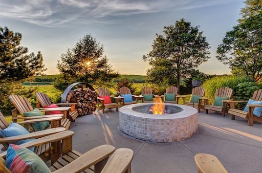 Pinstripes Chicago Baby Shower Venue in Chicago, IL With Outdoor Fire Pit