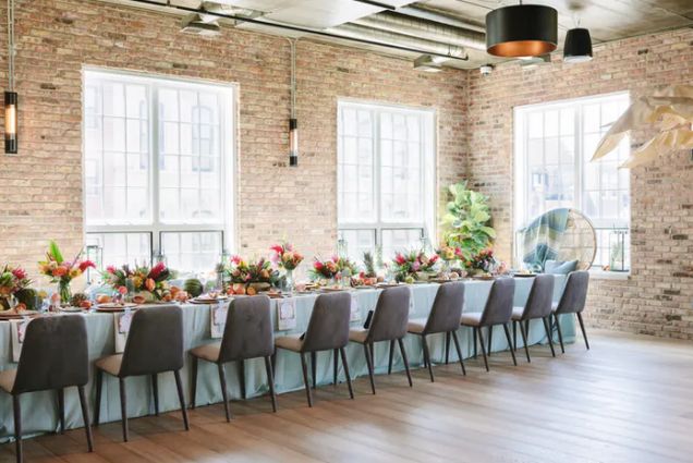 Loft Lucia baby shower venue in Chicago, IL