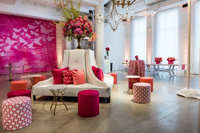 Chez Baby Shower Venue in Chicago, IL With Pink Décor and Accents