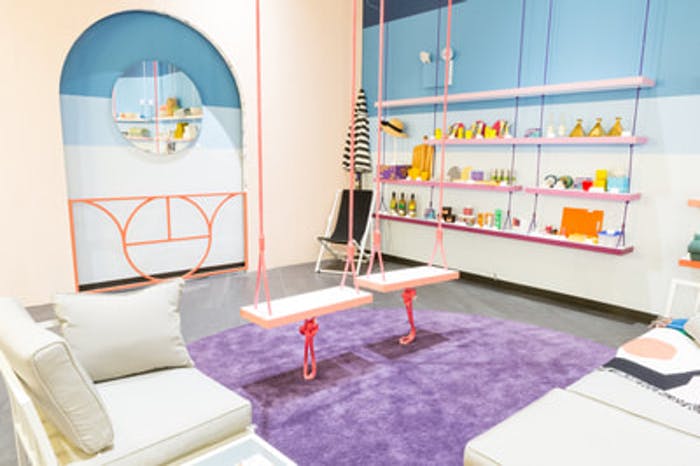 Pretty Pastel Pop-Up Shop for Domino