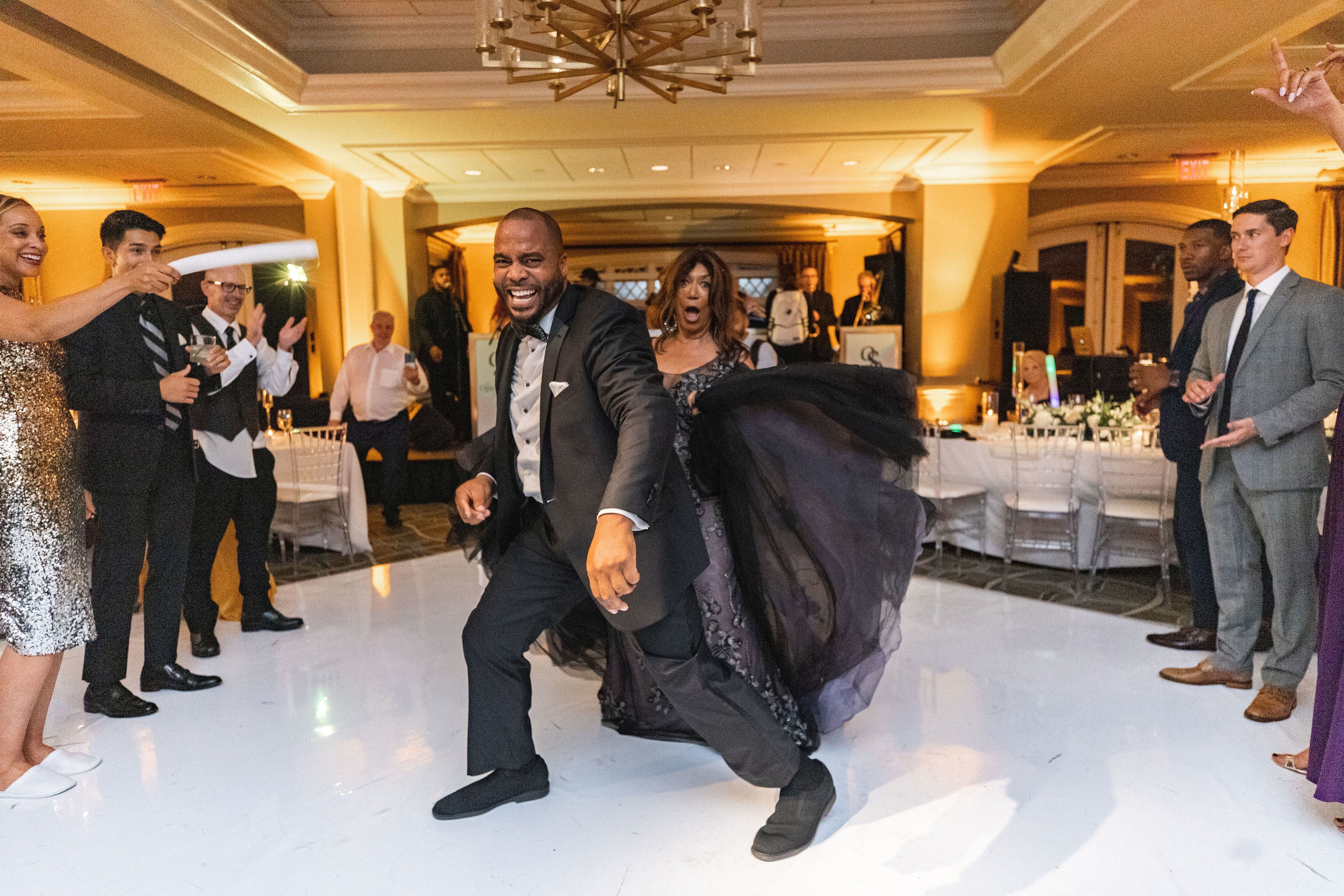 Courtney & Dane's Glowing Soiree