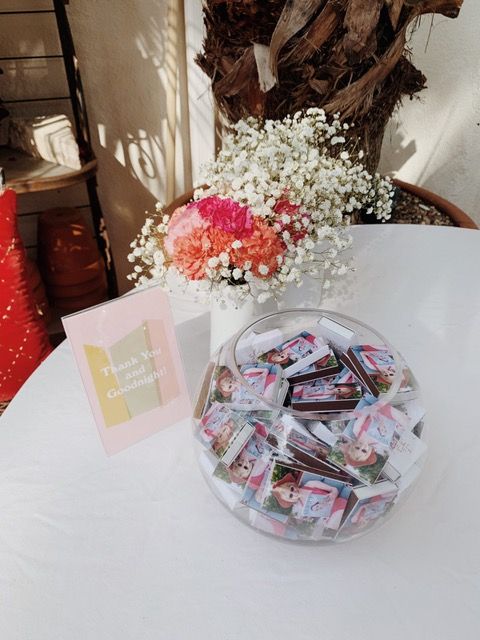 The Marvelous Mrs. Maisel-Themed Birthday Party With Custom-Made Match Boxes.