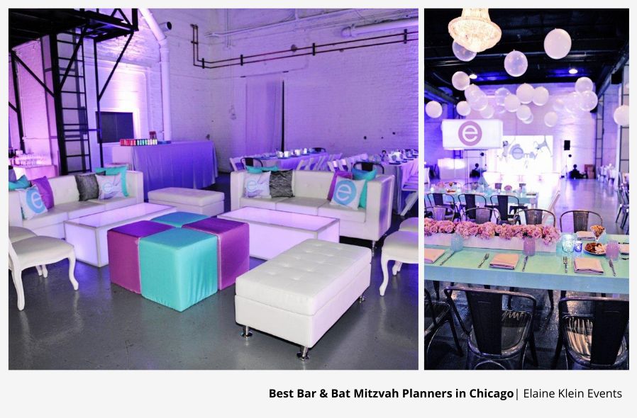 Purple Bat Mitzvah Party Planned by Elaine Klein Events | PartySlate