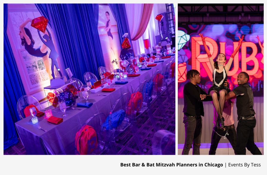 Ruby-Themed Bat Mitzvah Party Planned by Events By Tess | PartySlate