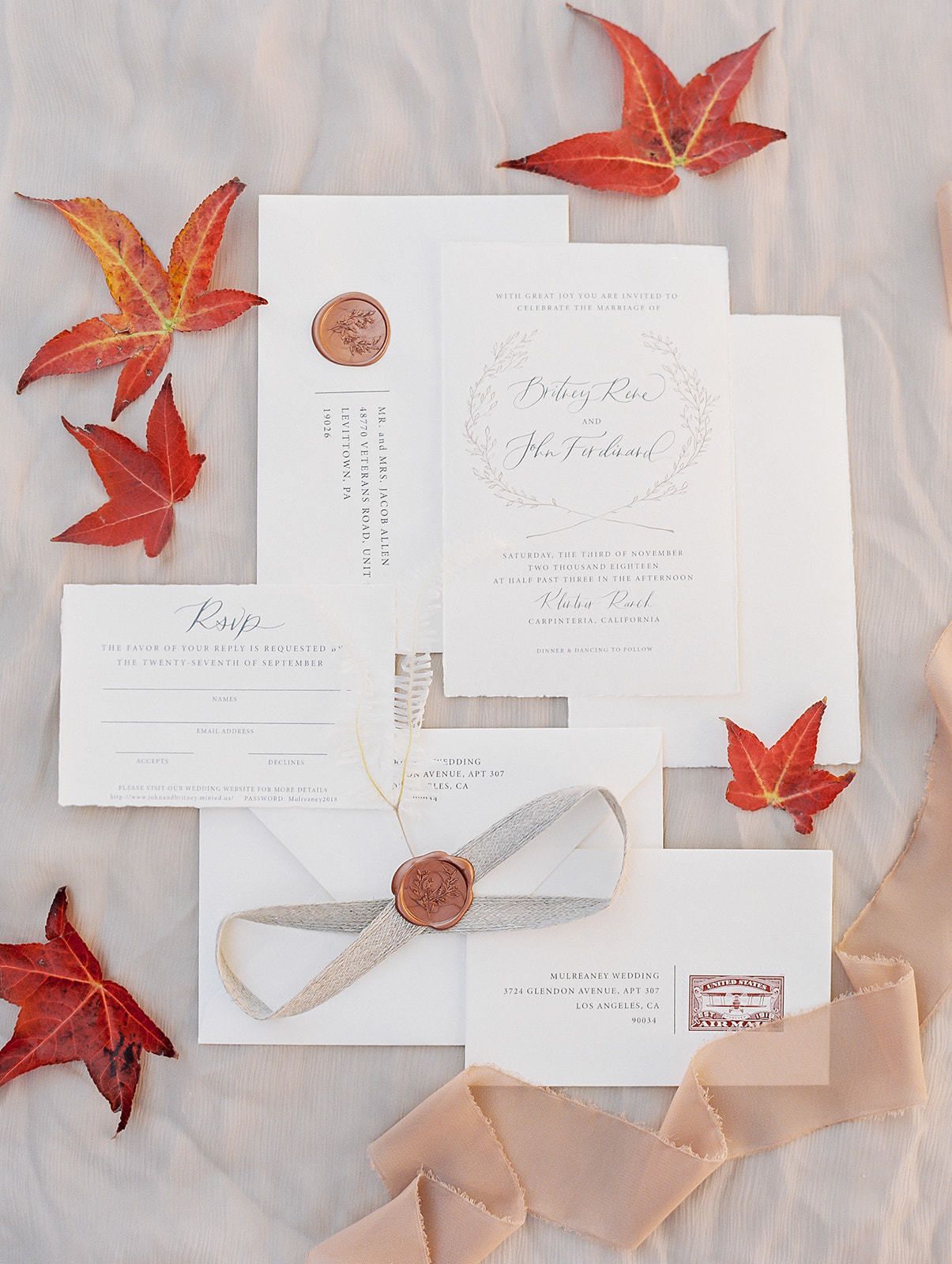 Al Fresco Autumn Wedding
