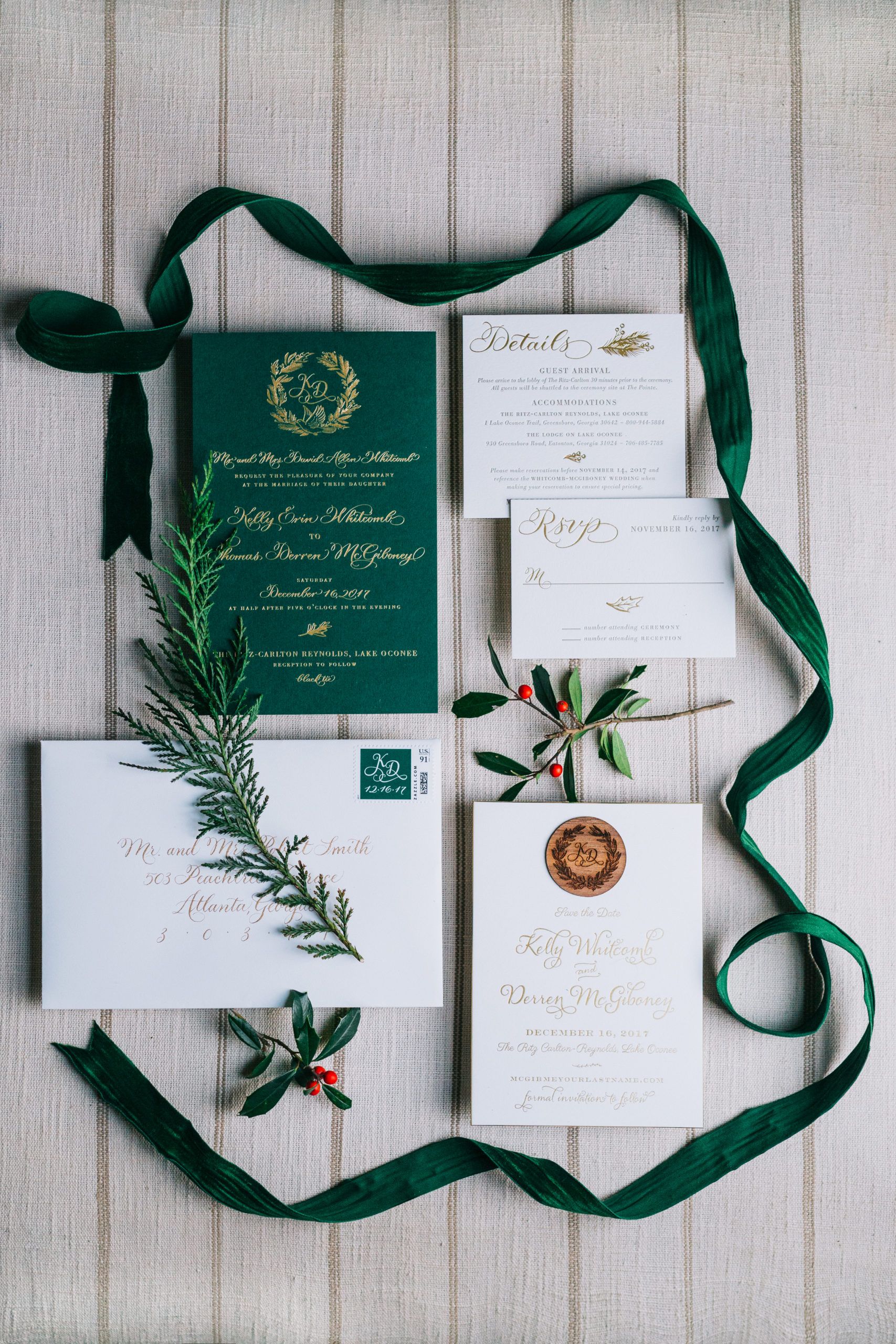 Dazzling Winter Wedding at The Ritz-Carlton Reynolds, Lake Oconee in Greensboro, NC