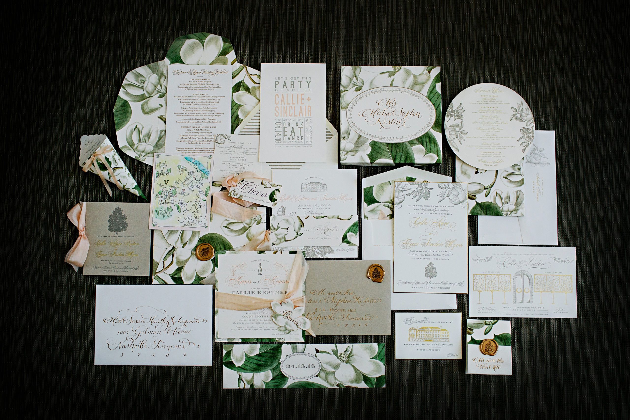 Garden Themed Spring Wedding