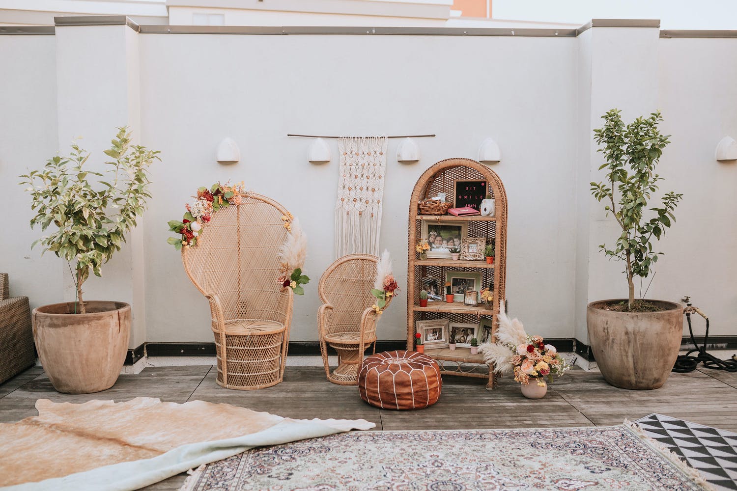 Boho-Themed 40th Birthday Party on Rooftop | PartySlate