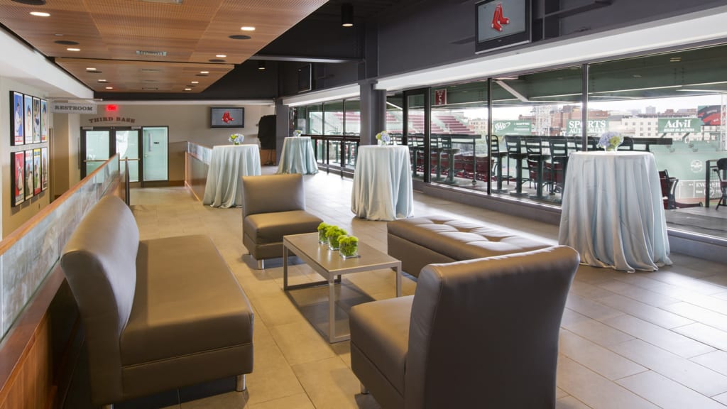 Unique Boston Wedding Venues Fenway Park lounge room | PartySlate