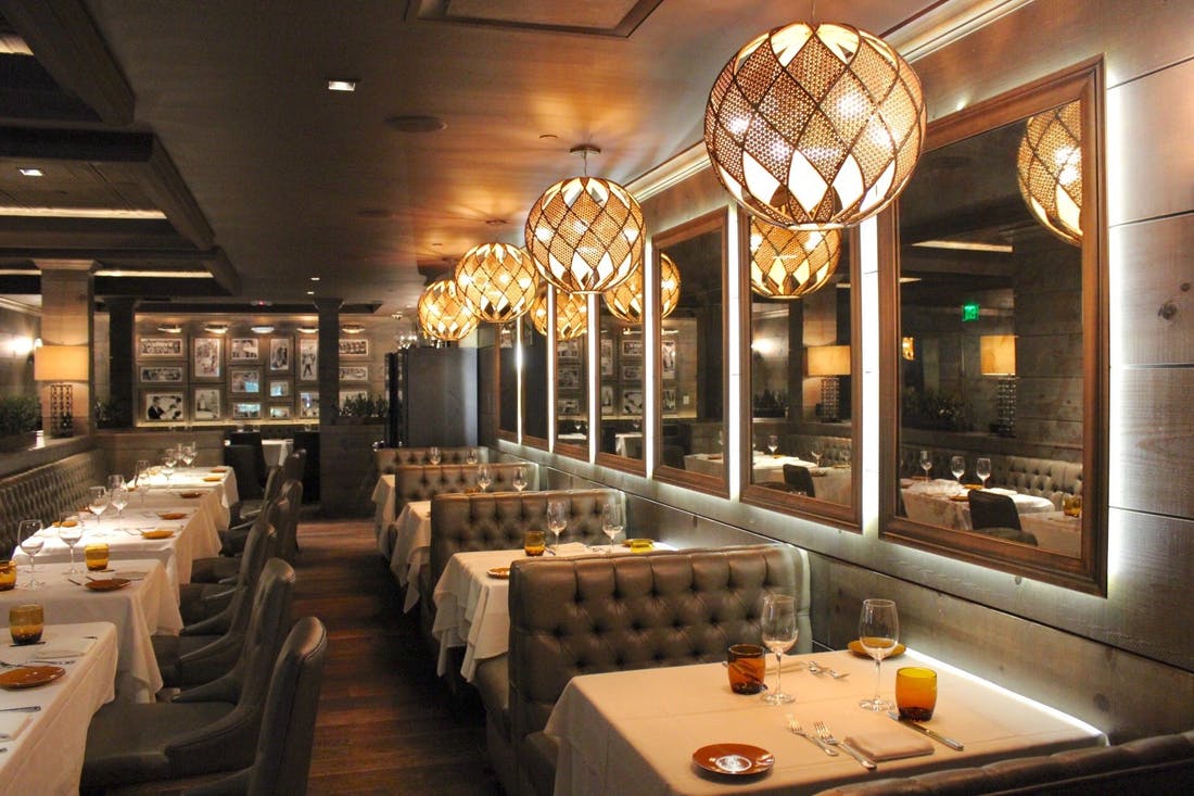 The Dolce Italian at the Gale for Private Party With Sparkly and Circular Lighting with Booths | PartySlate