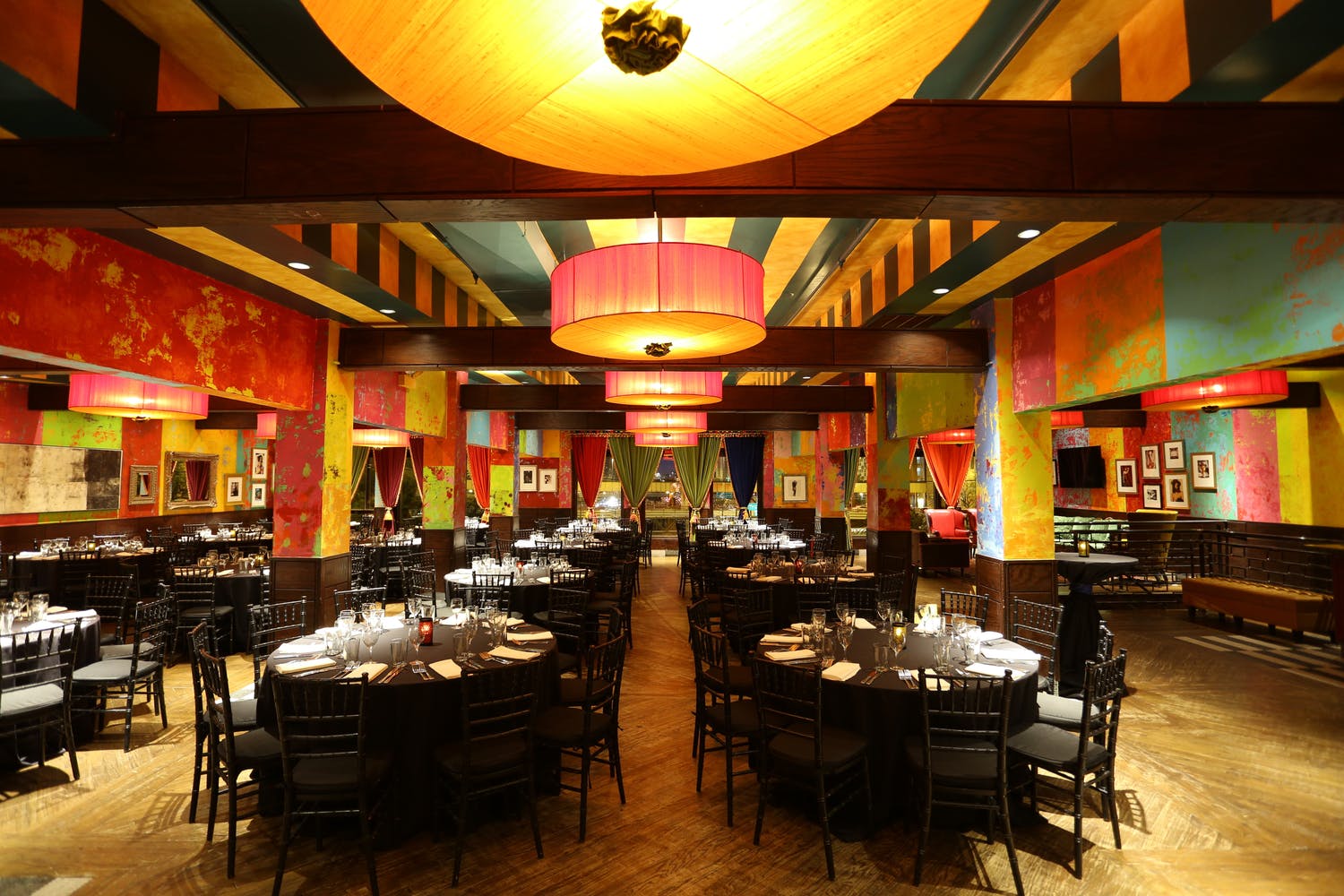 Colorful and Eclectic Samba Room at Carnivale in West Loop Chicago | PartySlate