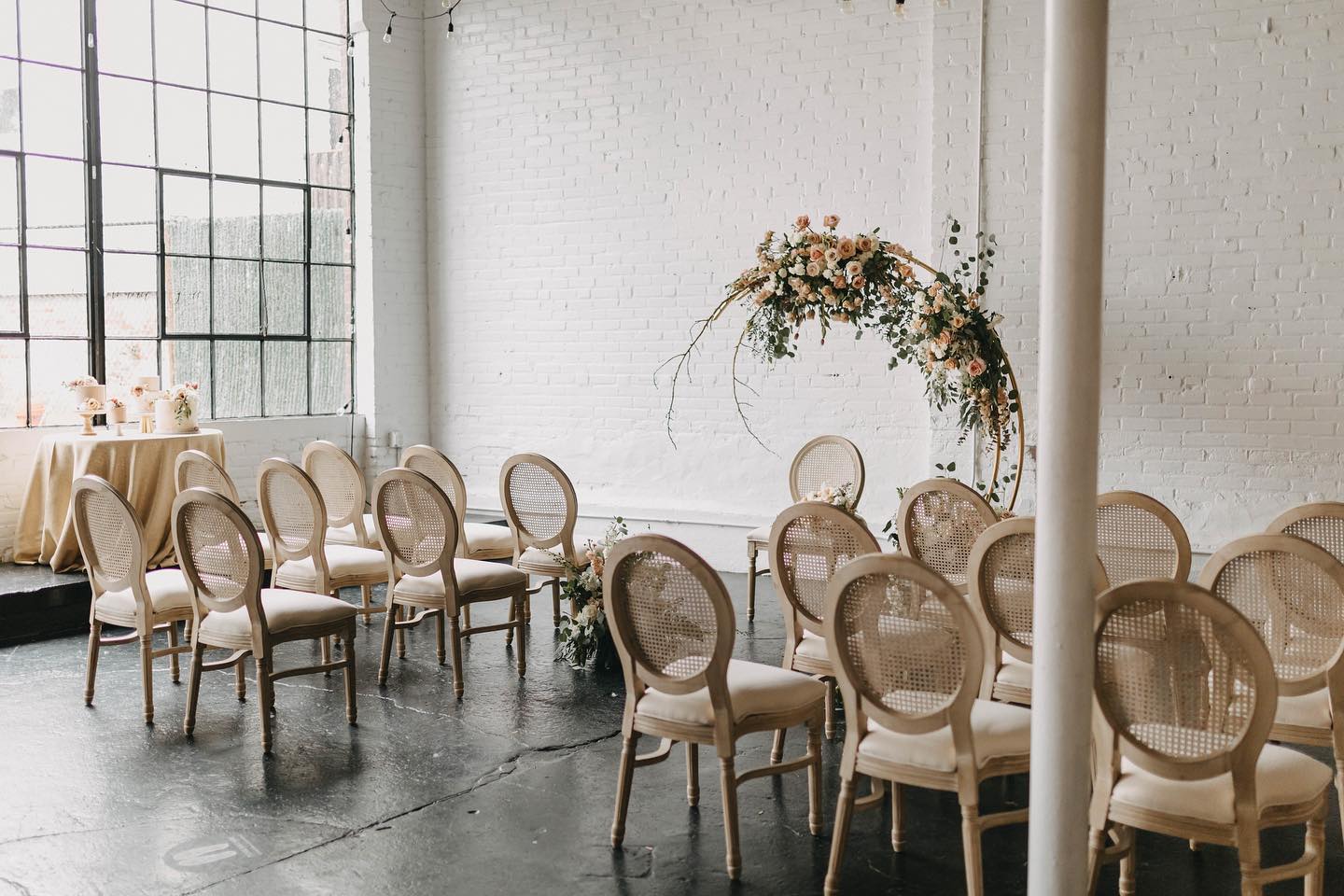 Industrial Warehouse Event Space with all white walls and open space | PartySlate