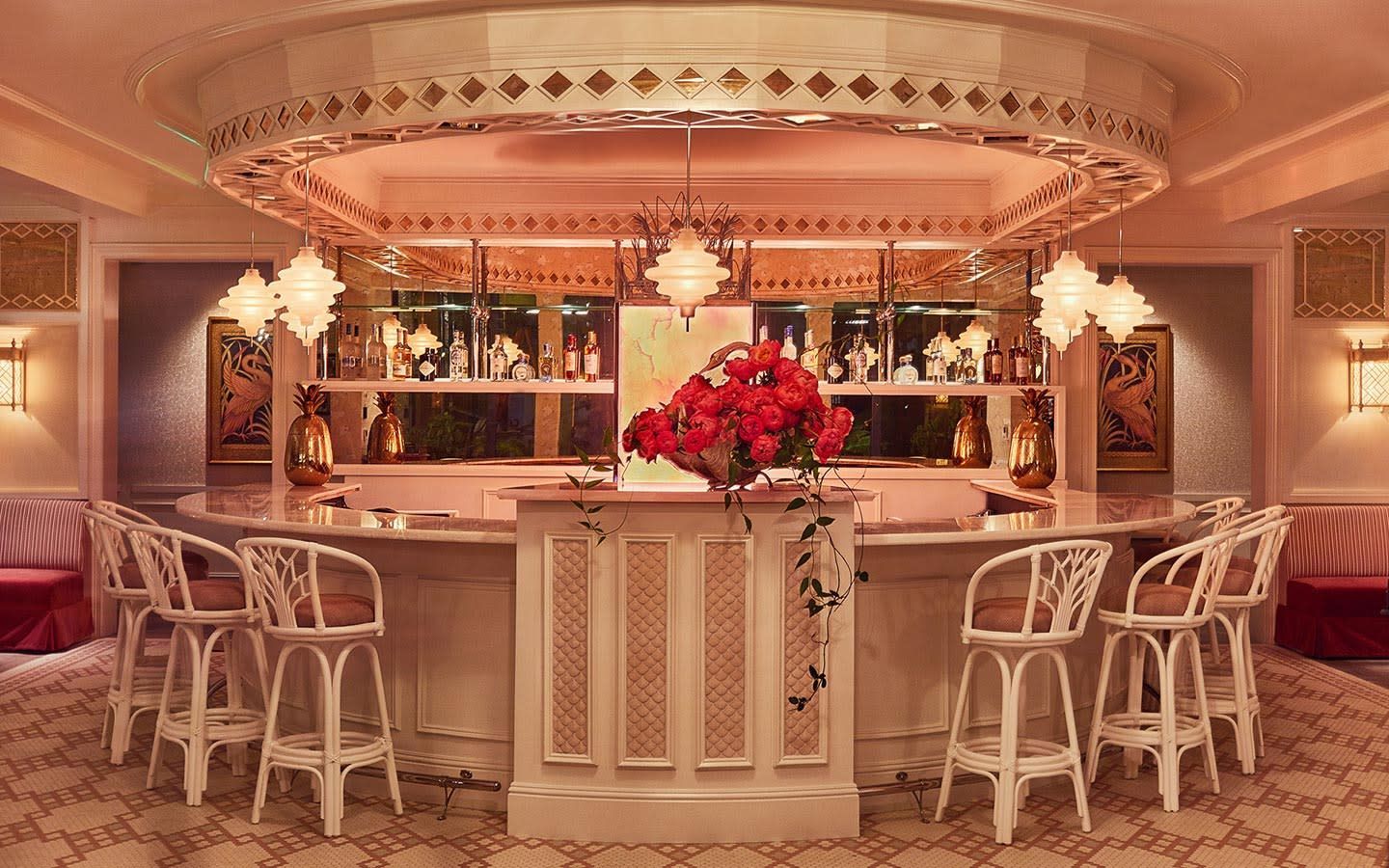 Swan & Bar Bevy in Glowing Pink Color Palette for Miami Design District Private Dining | PartySlate