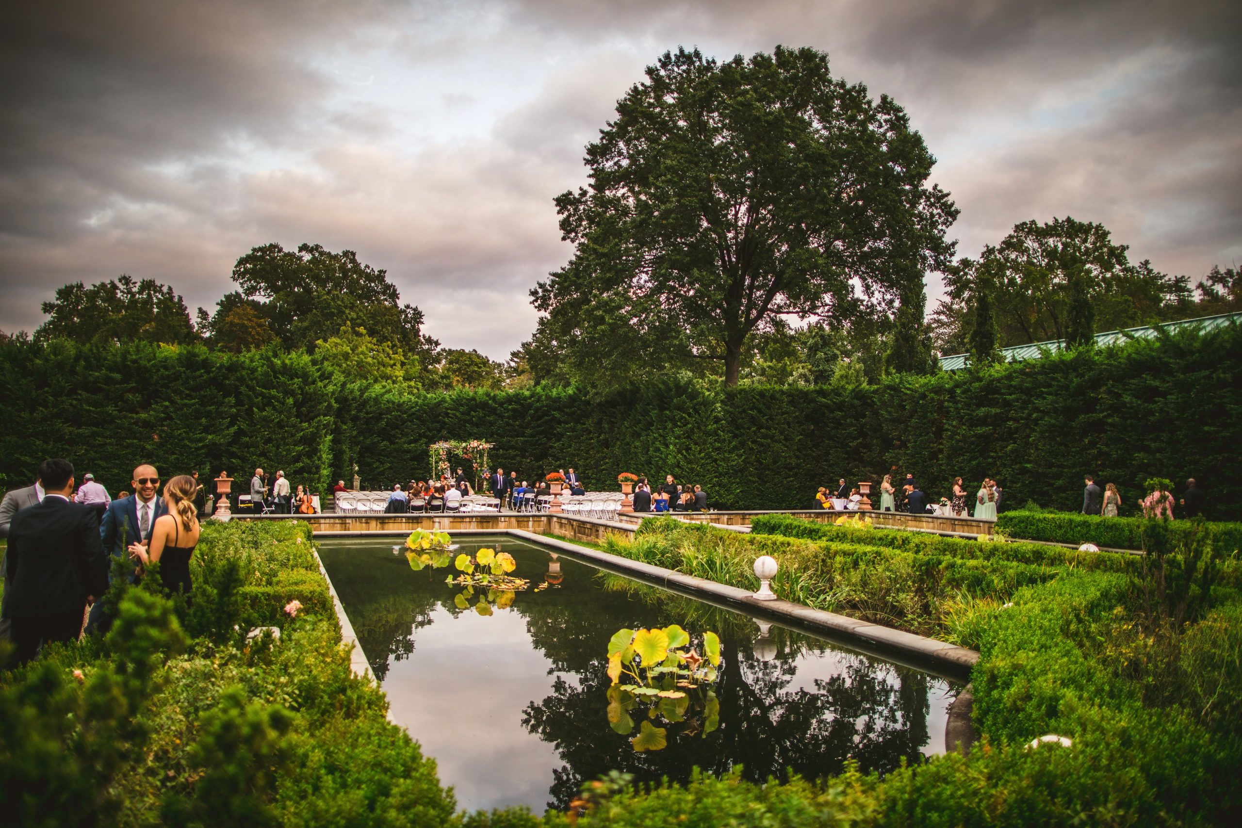 Tented Fall Wedding at Celebrate Snug Harbor in Staten Island, New York