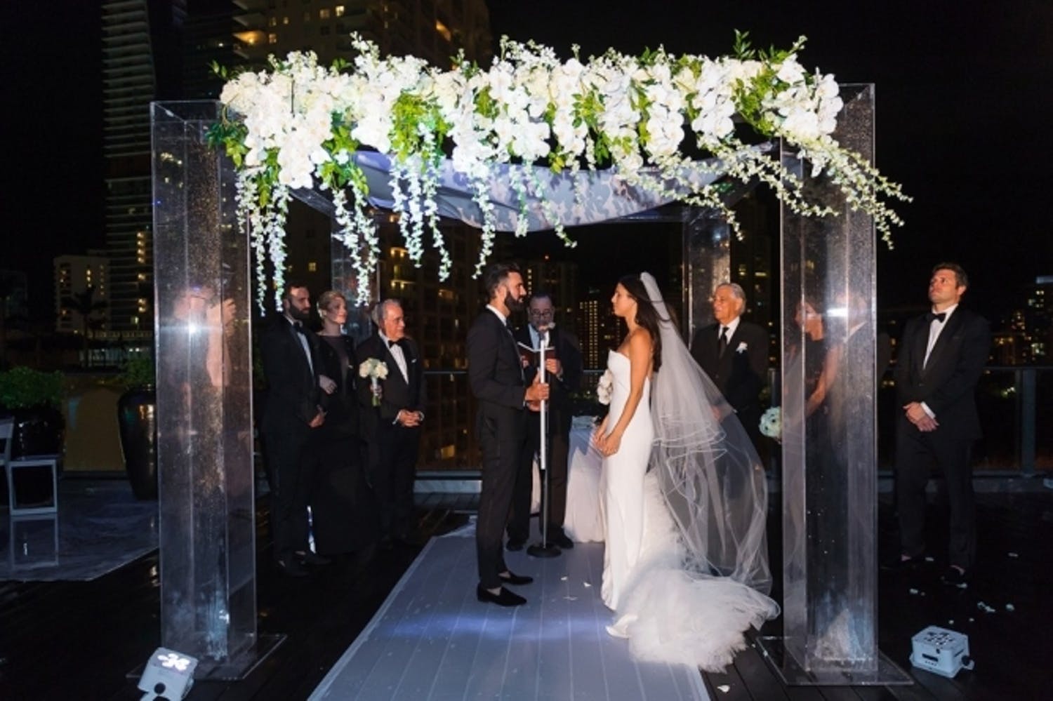 Evening Jewish Wedding Ceremony at SLS South Beach | PartySlate