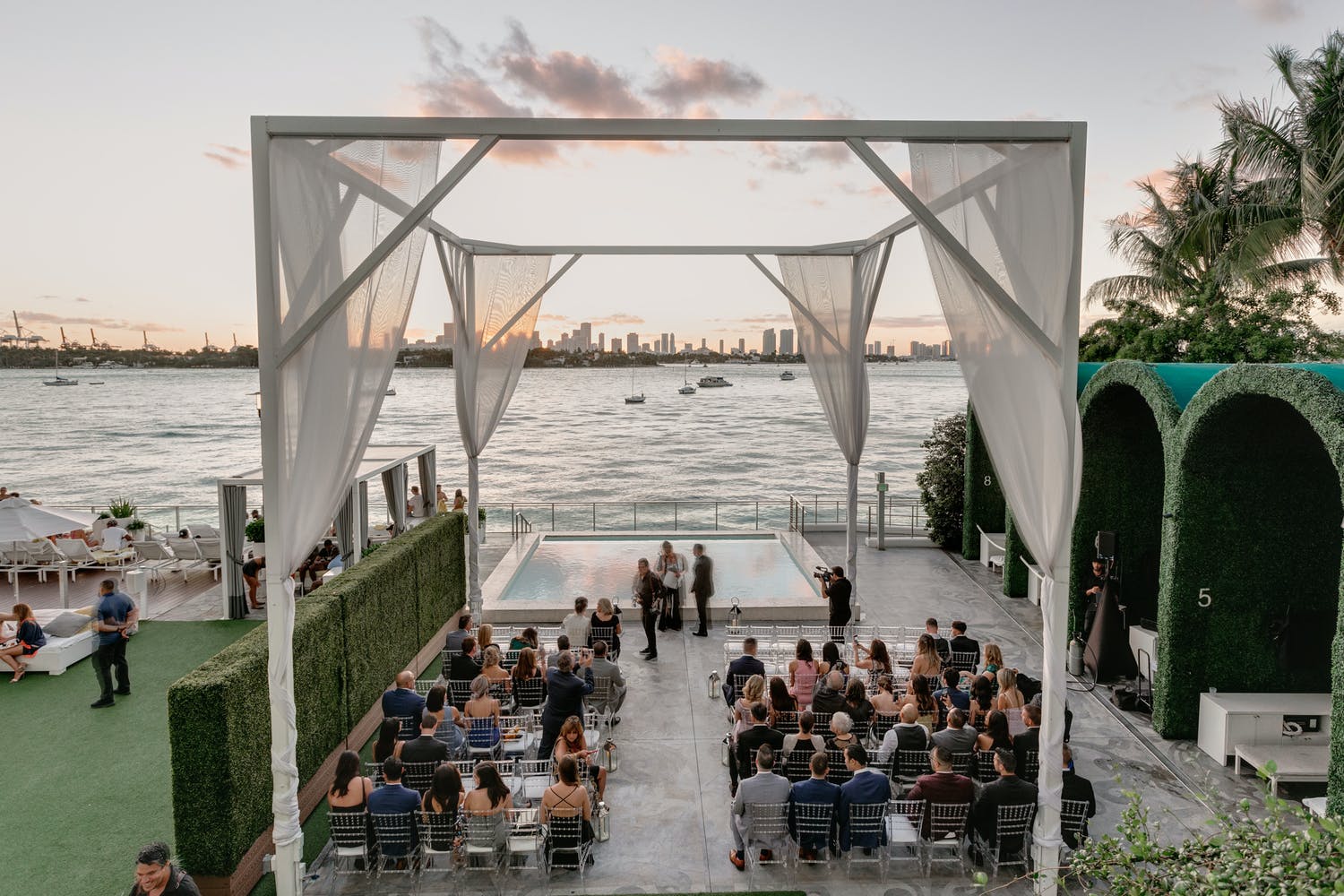 WHITE WEDDING AT THE MONDRIAN, SOUTH BEACH | PartySlate