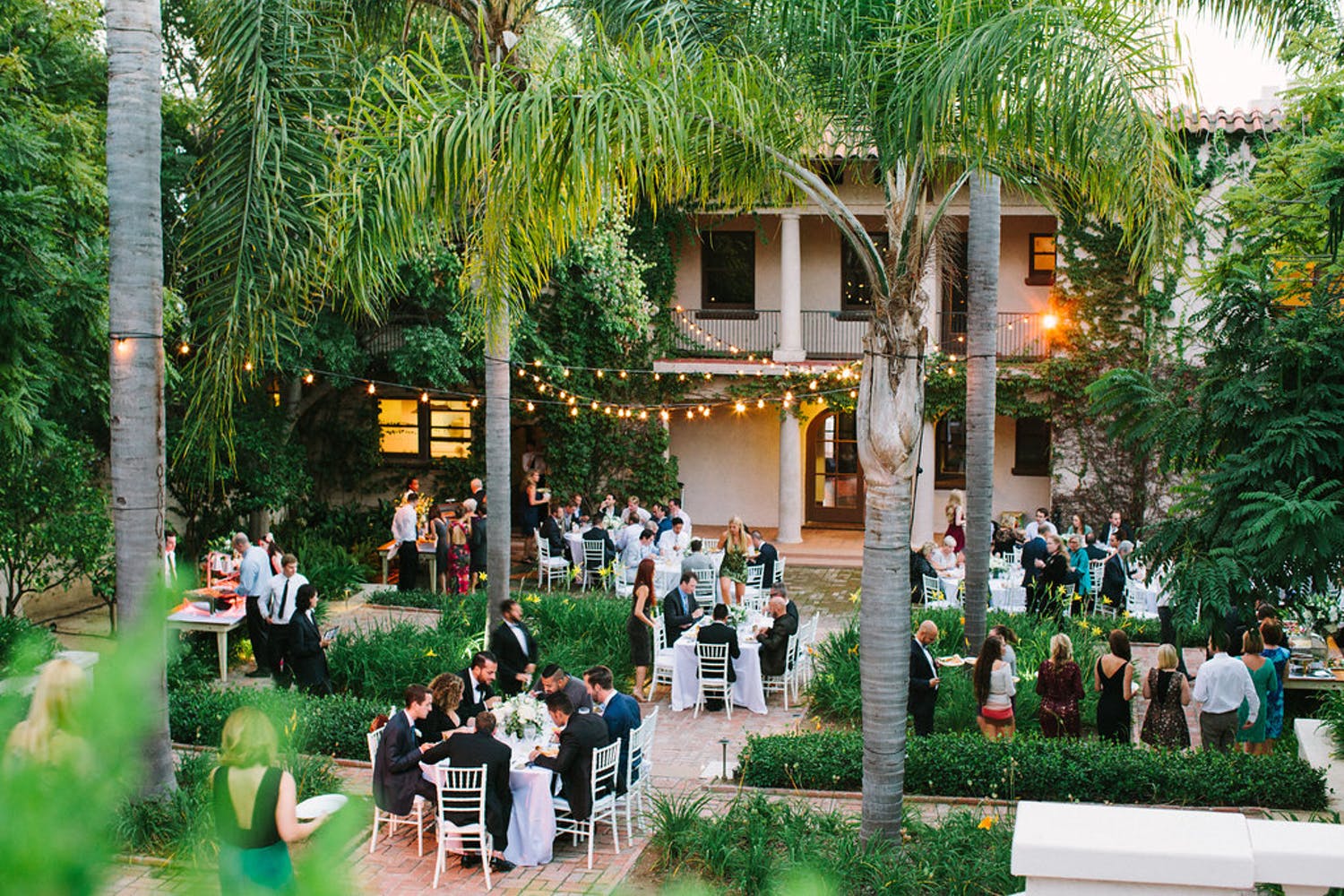 Outdoor Wedding at Wattles Mansion and Gardens, a Los Angeles Wedding Venue | PartySlate