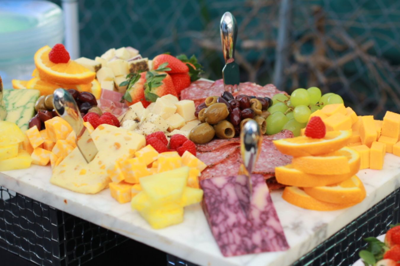 Meat and cheese tray by Nuksy’s Fine Catering: Full Service Catering of Houston, TX | PartySlate