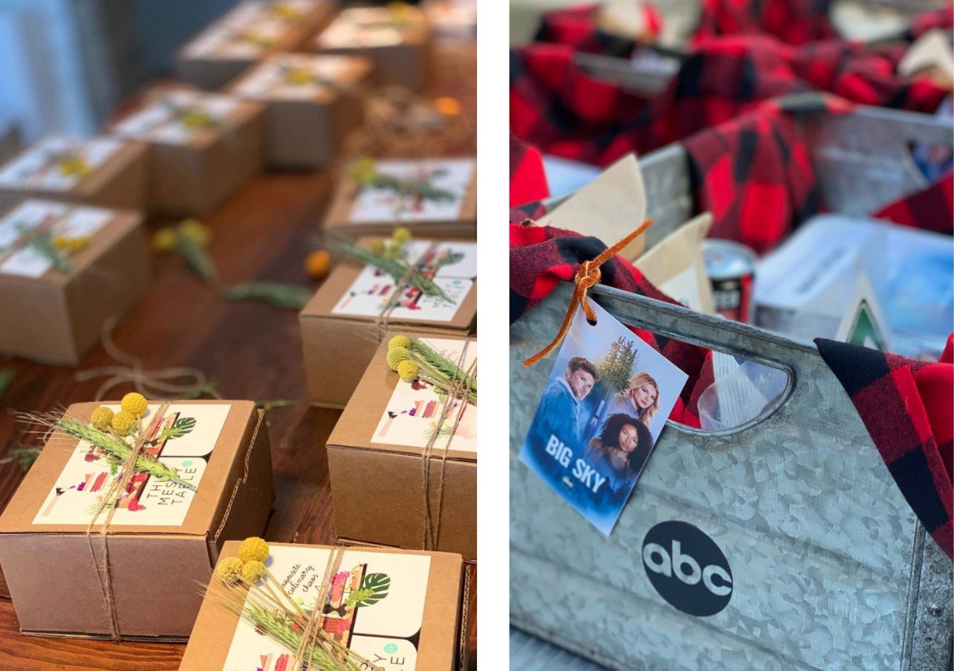 Virtual corporate event gift boxes by This Messy Table LA for a virtual event | PartySlate