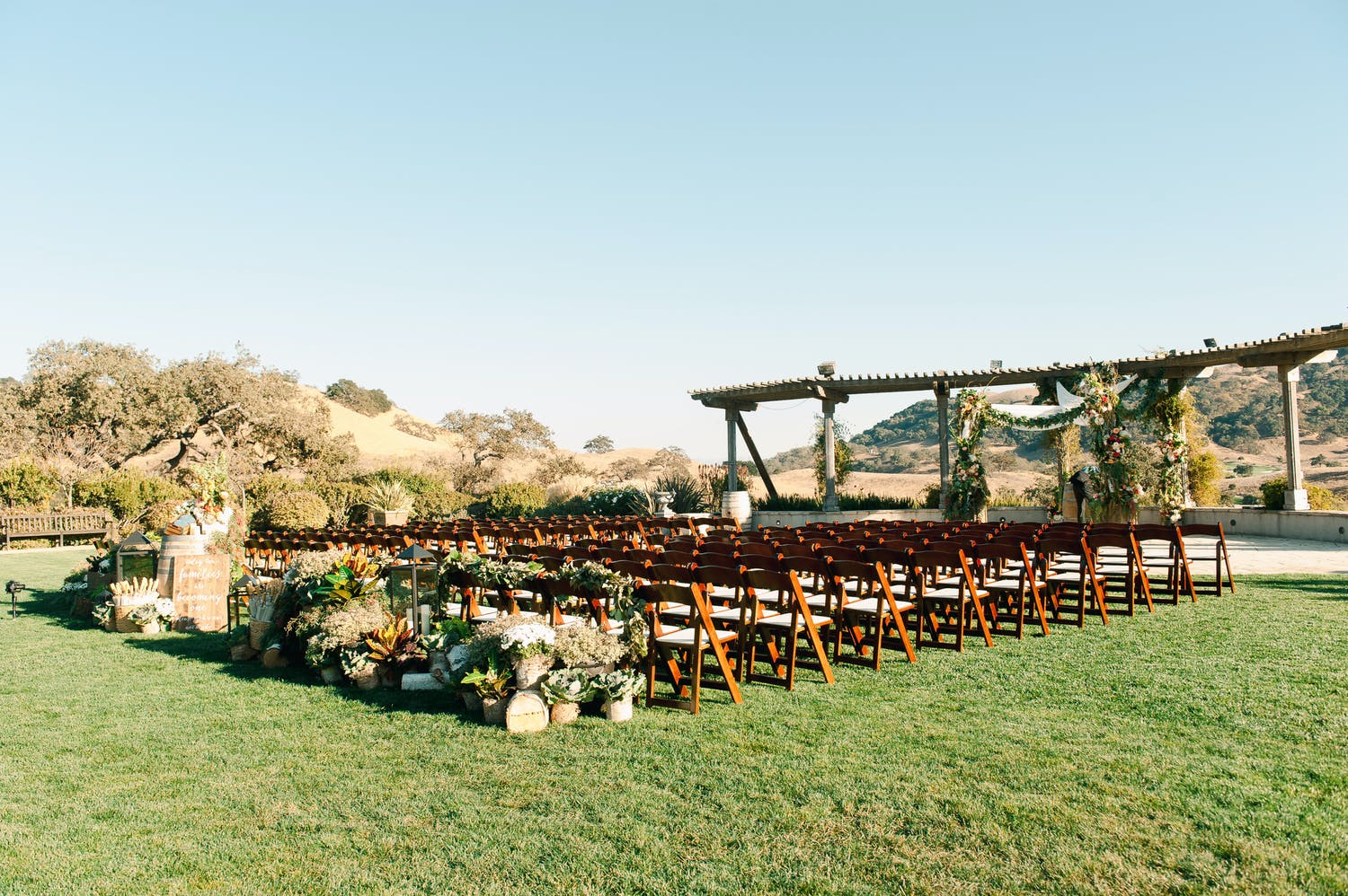 Fall Winery Wedding Ceremony at Clos LaChance Vineyards in San Martin, CA | PartySlate