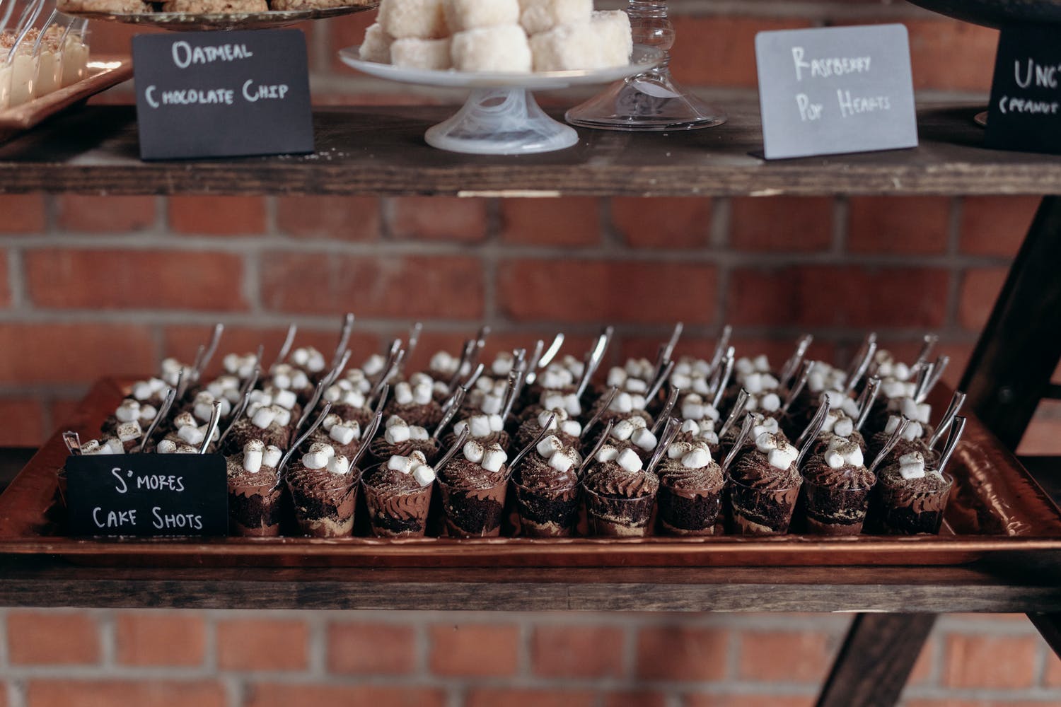 S'mores station with individual s'more dessert cups | PartySlate