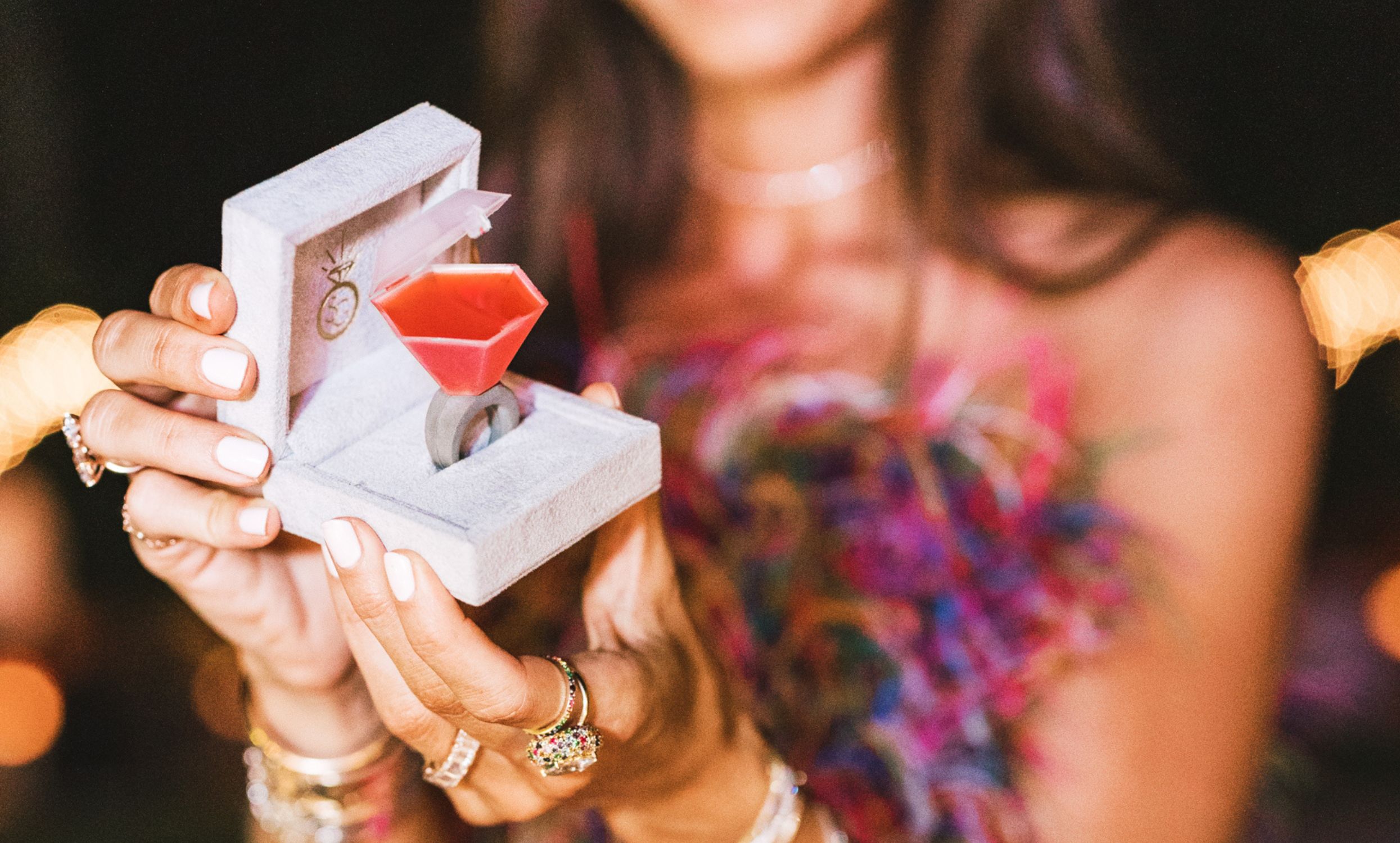 Edible wedding ring