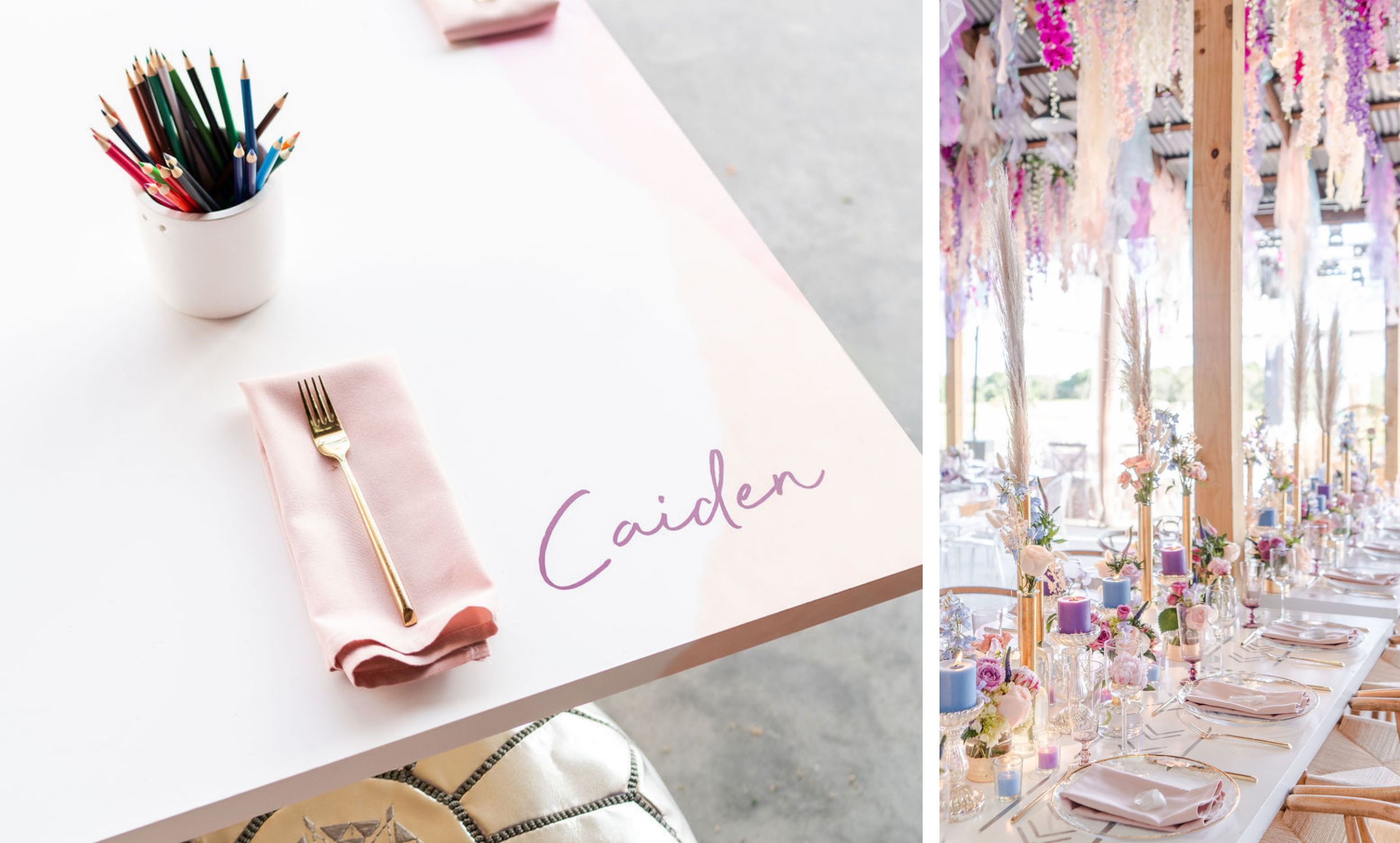 Kids table settings