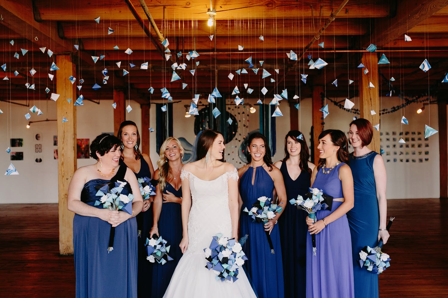 Non-floral wedding décor for origami wedding | PartySlate