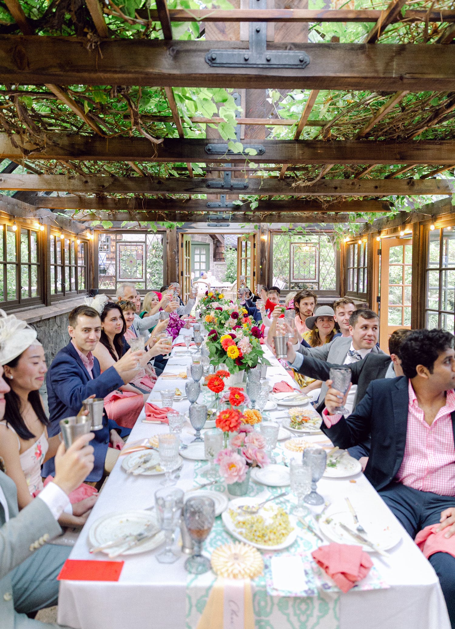 Kentucky Derby Themed Celebration with Pastel Colors and Tableware and Florals | PartySlate