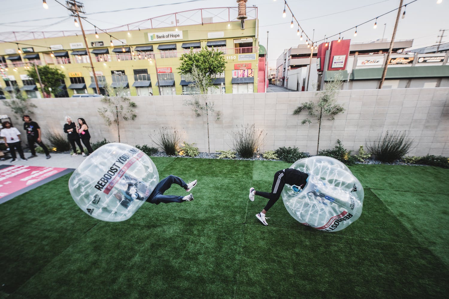 Adidas x Champ Sport Launch with branded bumper balls | PartySlate