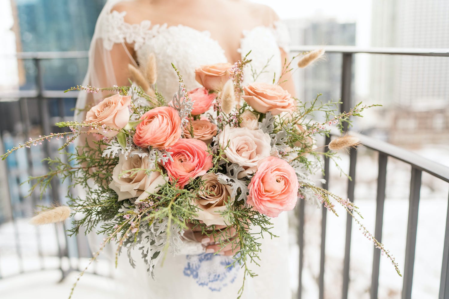 sachin and babi light blue dress 18 Simple Tips For Planning A Wonderful Winter Wedding