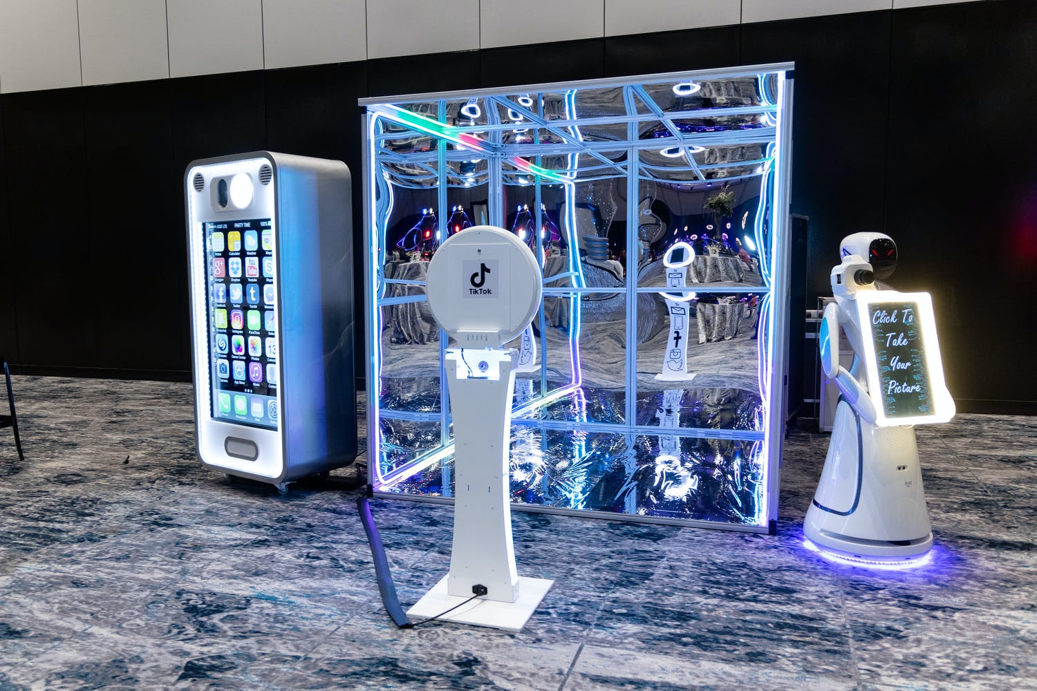 TikTok booth at interactive corporate event | PartySlate