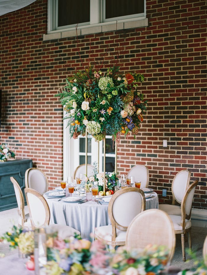 David Kimmel Design Floral Tablescape at Dallas Fall Luncheon | PartySlate