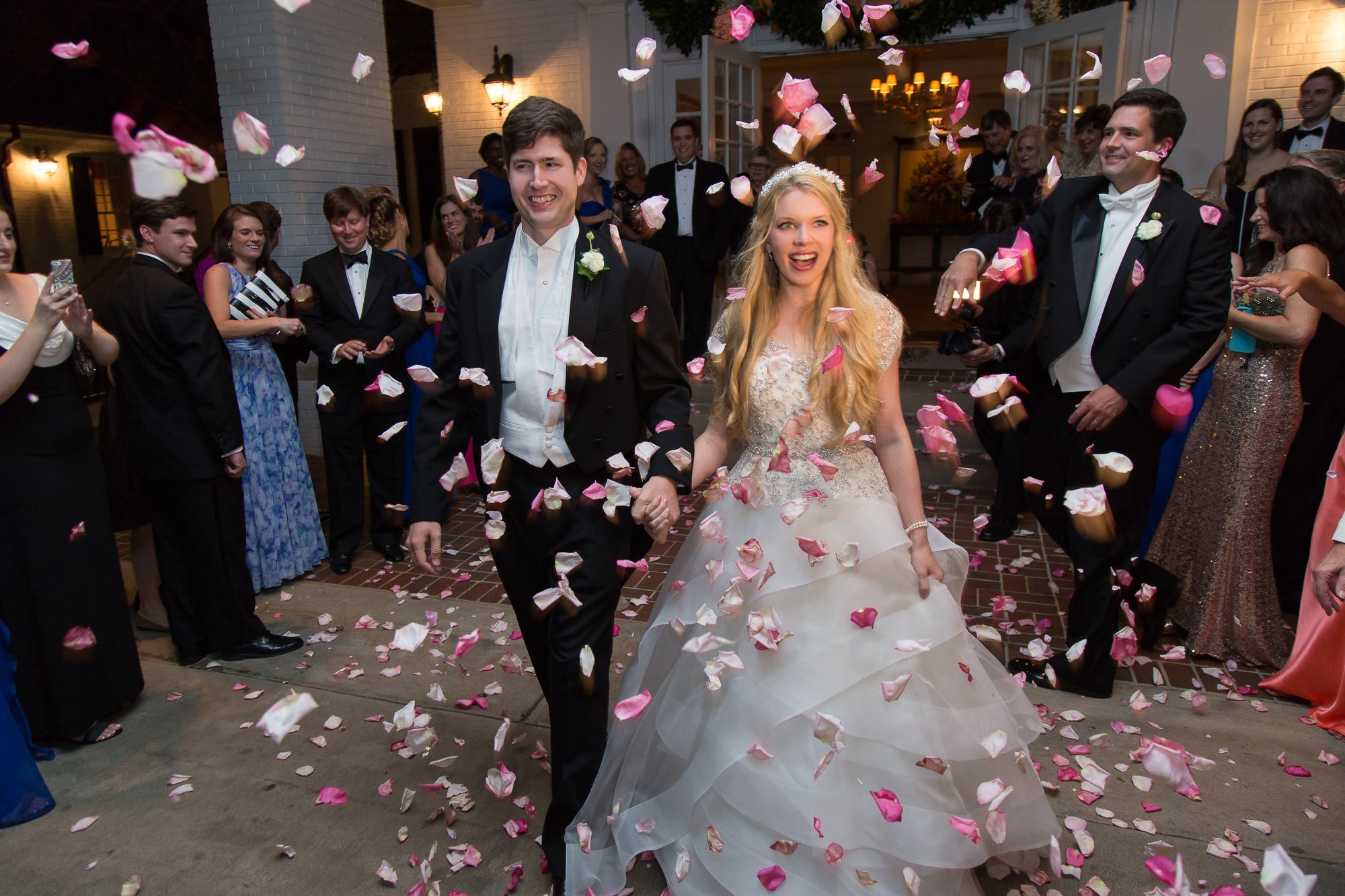 Wedding Exit Idea With Rose Petals | PartySlate