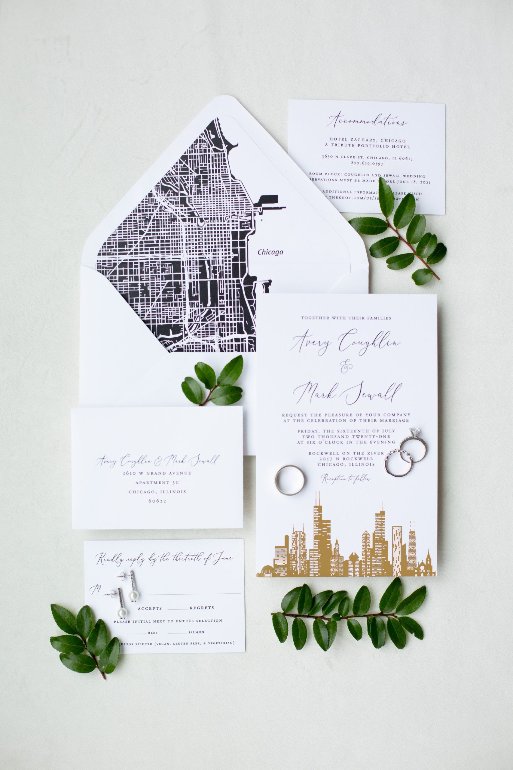 Elegant and Timeless Wedding in Chicago, Illinois