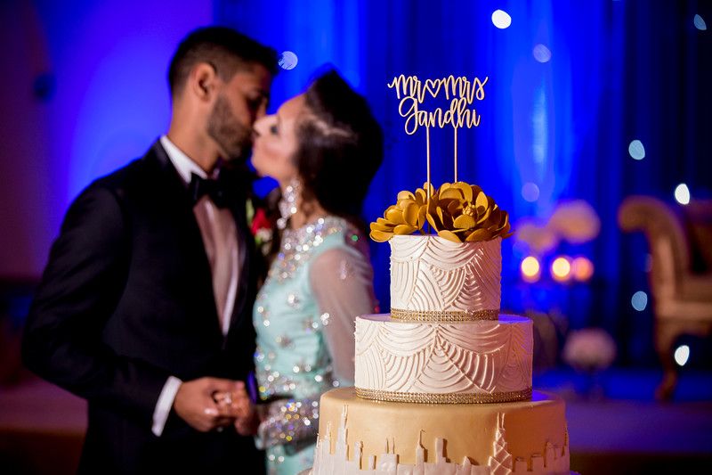 Lavish Gold Indian Wedding Waterford Banquet and Conference Center in Elmhurst, IL