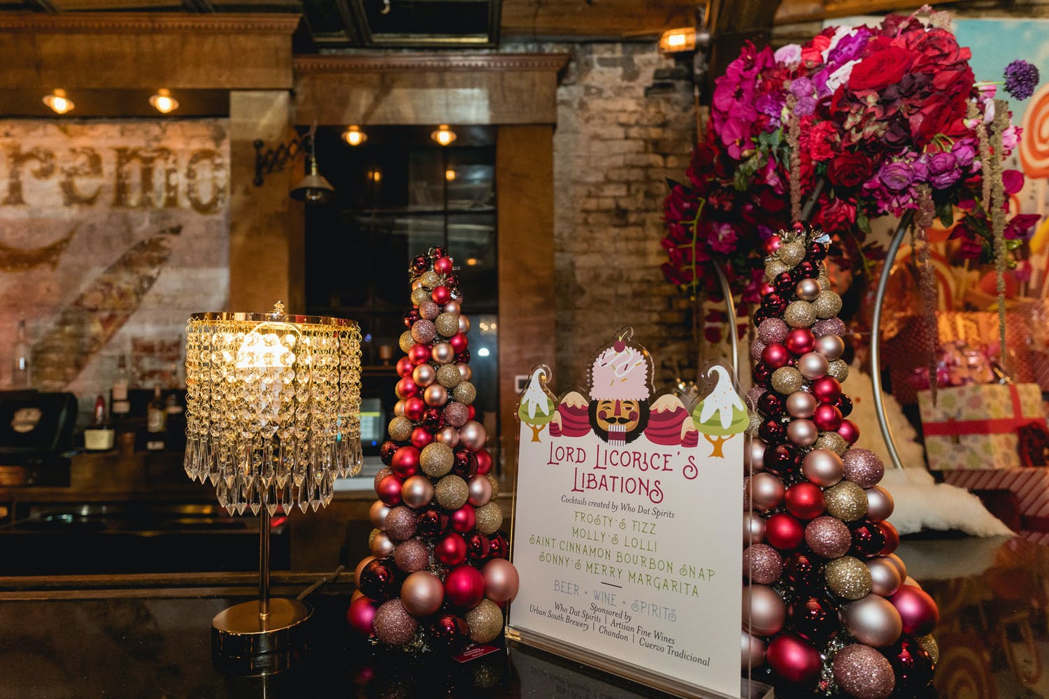 Lord Licorice Libations cocktail station at Candy Land corporate event | PartySlate