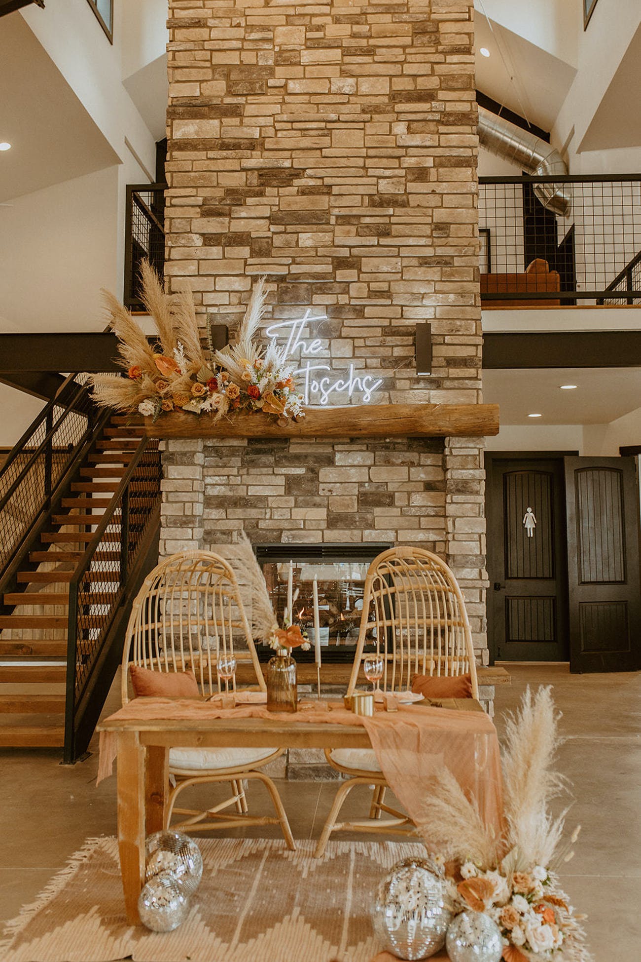 Custom Last Name Signage For Rustic Desert Wedding | PartySlate