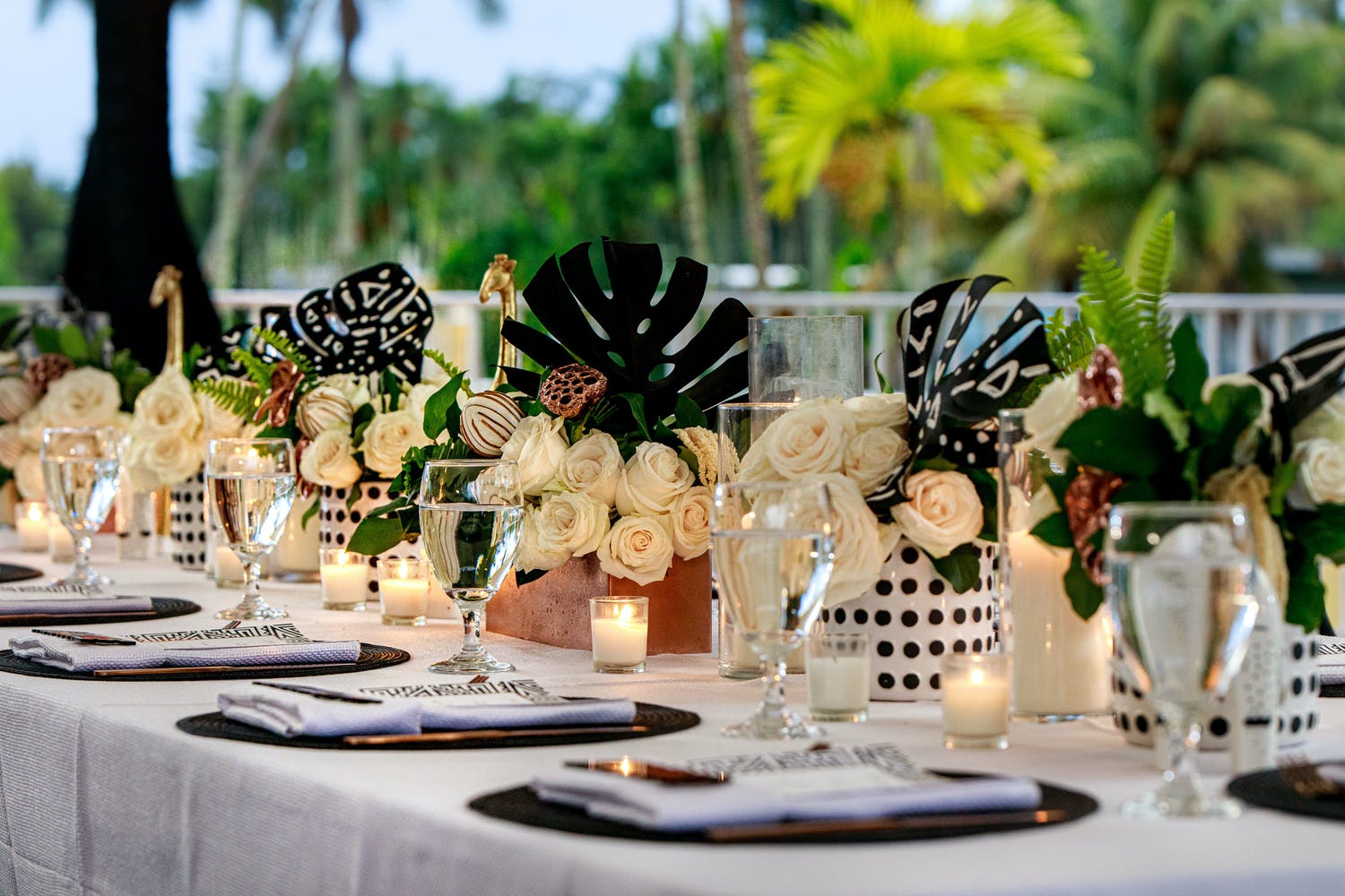 Glittery Gold Safari Baby Shower Theme Tablescape | PartySlate