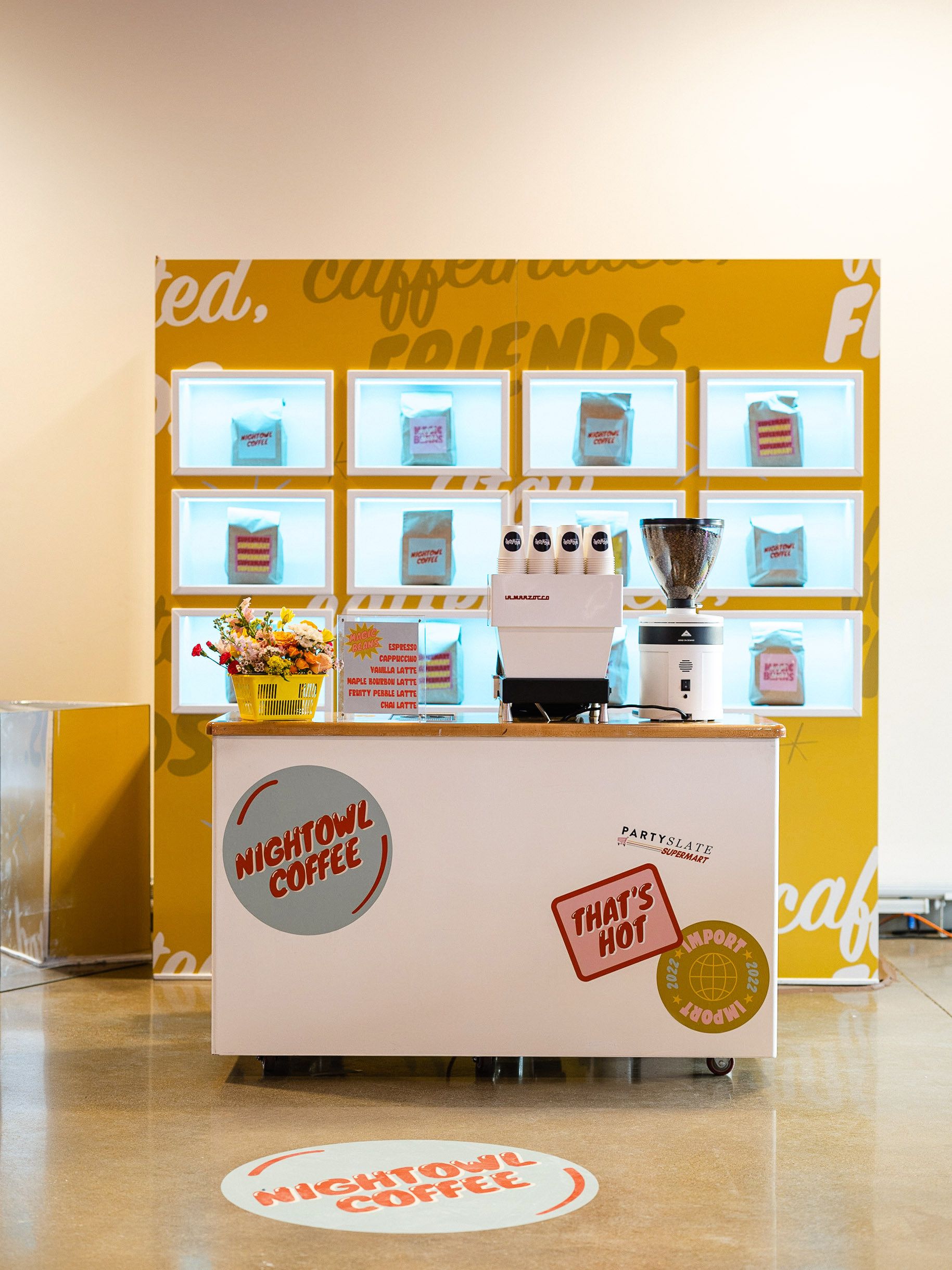 Vibrant PartySlate Supermart at On the Levee in Dallas, Texas