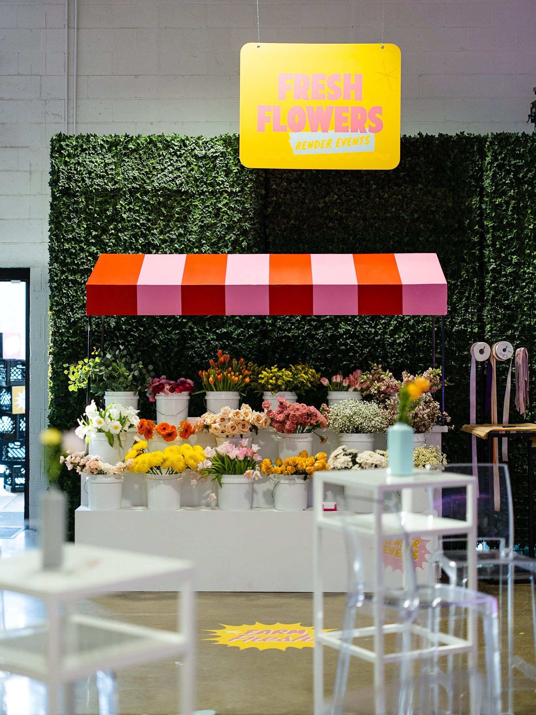 Vibrant PartySlate Supermart at On the Levee in Dallas, Texas